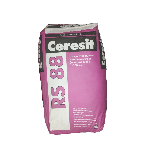 Ремонтна суміш Ceresit RS 88 1-100 мм (25 кг) Київ у Києві - Новаторбуд - фото 2