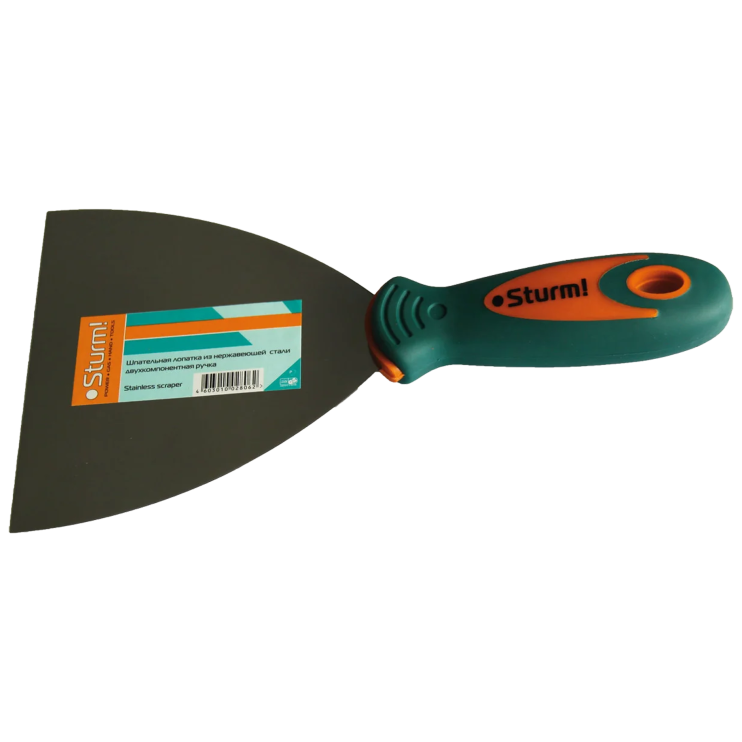 Шпатель нержавіючий Sturm 8051-04-150 (150 мм) - Новаторбуд - фото 2
