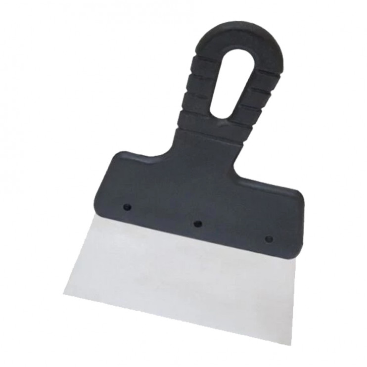 Шпатель малярський Yoshimoto нержавіючий з пластмасовою ручкою 150 мм - Новаторбуд - фото 1