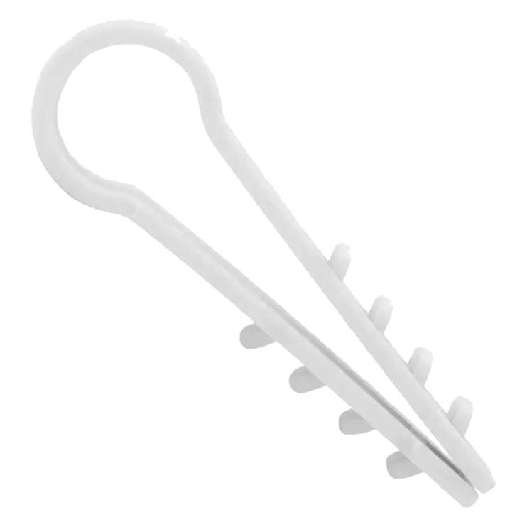 Дюбель-елочка (зажим) 12 мм для круглого кабеля (100 шт.) - Новаторстрой - фото 1