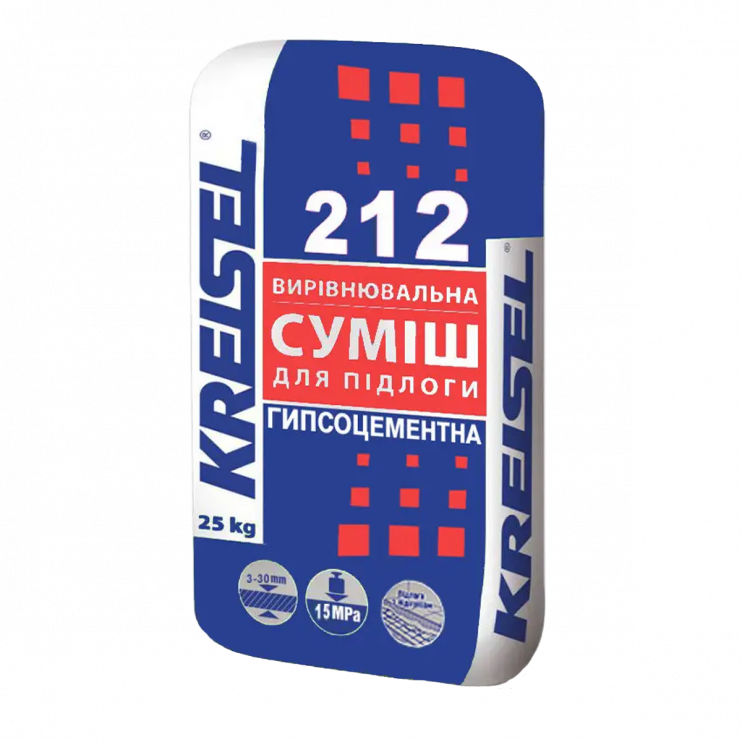 Самовыравнивающаяся гипсовая смесь для пола Kreisel 212 (25 кг) Киев в Киеве - Новаторстрой - фото 1