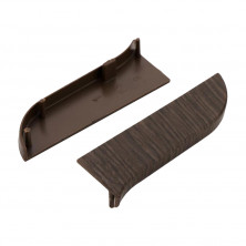 Заглушка левая для плинтуса TIS венге классический ПЛГЗК-0051