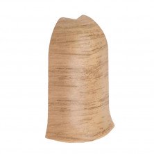 Кут зовнішній для плінтуса TIS дуб замковий з коекструзією (ПЛГНК-0029)