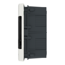 Щит монтажный Schneider Electric Easy9 EU, врезной, 1 ряд 12 модулей, дымчатая дверь