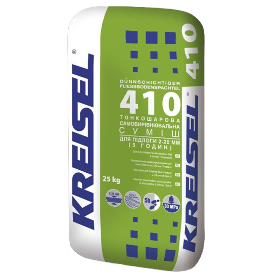 Самовирівнювальна суміш для підлоги Kreisel 410 2-20 мм (25 кг) - Новаторбуд - фото 1