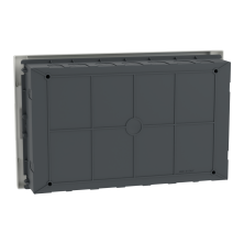 Щит монтажний Schneider Electric Easy9 EU, врізний, 1 ряд 18 модулів, білі двері