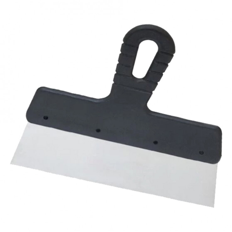 Шпатель малярський Yoshimoto нержавіючий з пластмасовою ручкою 250 мм - Новаторбуд - фото 1