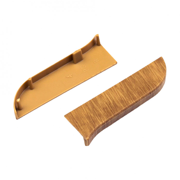 Заглушка ліва для плінтуса TIS дуб комо ПЛГЗК-0028 - Новаторбуд - фото 2