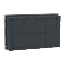 Щит монтажний Schneider Electric Easy9 EU, врізний, 1 ряд 18 модулів, димчасті двері