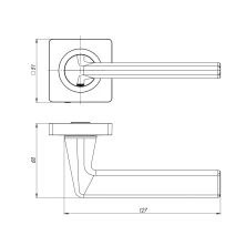 Ручка дверна TREND JK BL-24 чорний
