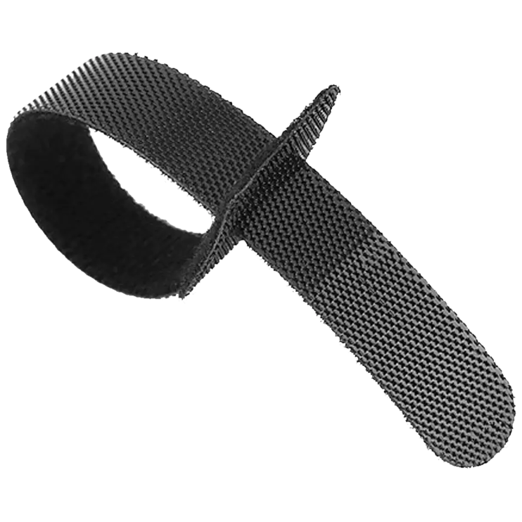 Кабельная стяжка на липучке Takel черная 12,5x130 мм (10 шт) Киев в Киеве - Новаторстрой - фото 3
