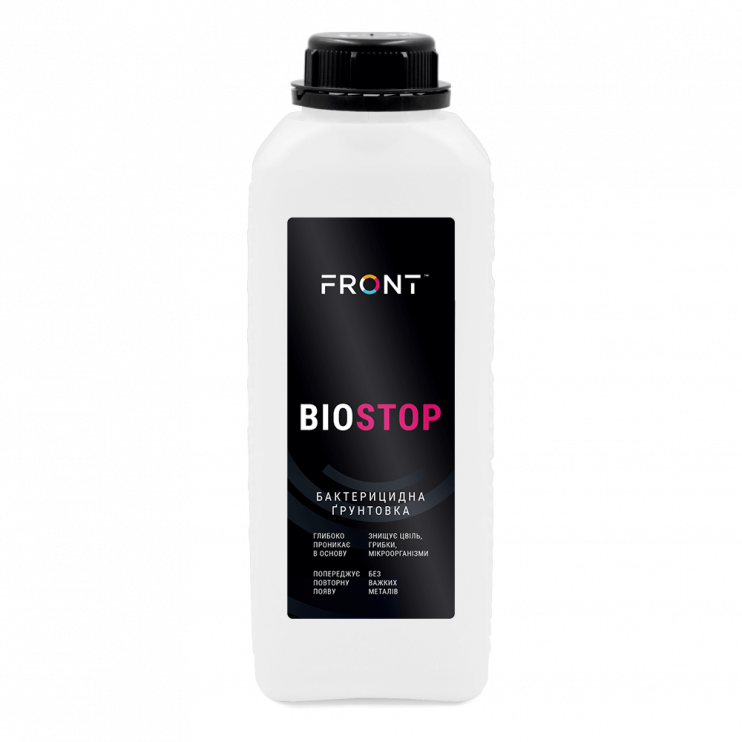Ґрунтовка Вiostop FRONT (1 кг) - Новаторбуд - фото 1