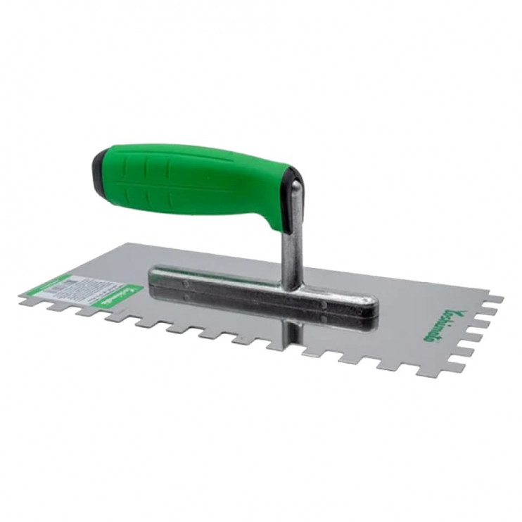 Гладилка нержавеющая Yoshimoto ручка 2К 270 мм зуб 10x10 Киев в Киеве - Новаторстрой - фото 1