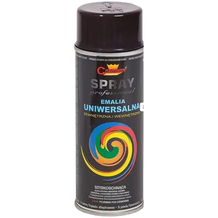 Емаль аерозольна універсальна Champion Color шоколадна (400 мл) Київ у Києві - Новаторбуд - фото 1