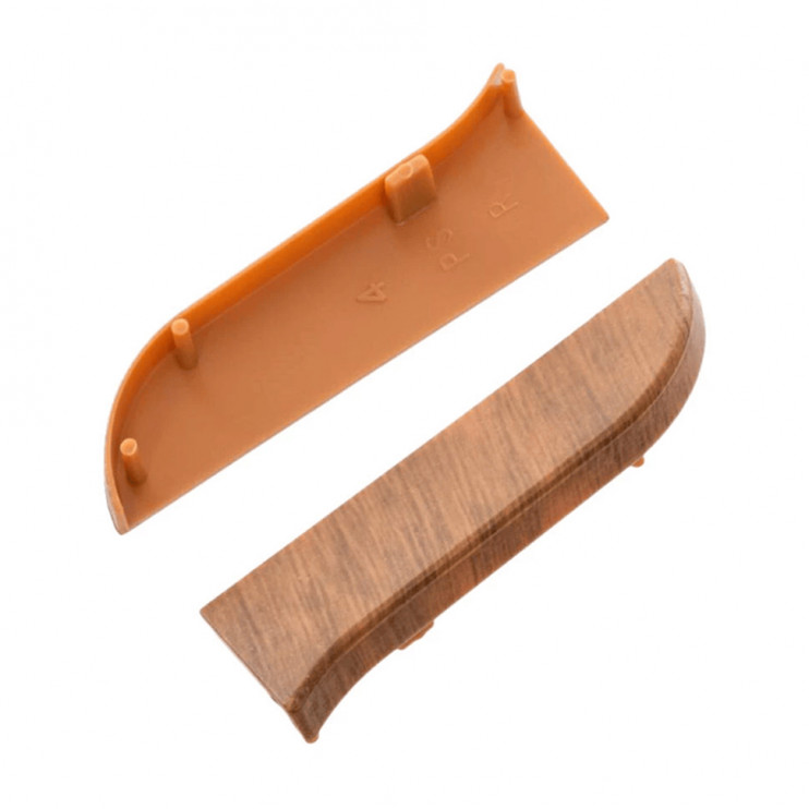 Заглушка ліва для плінтуса TIS дуб морган ПЛГЗК-0026 Київ у Києві - Новаторбуд - фото 2