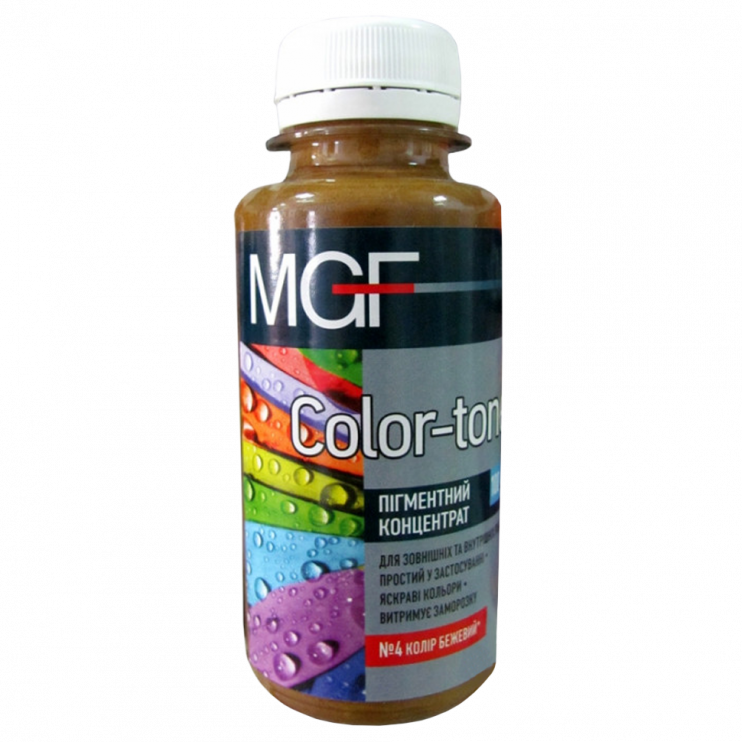 Пигментный концентрат MGF Color-Tone №04 бежевый 100 мл - Новаторстрой - фото 1