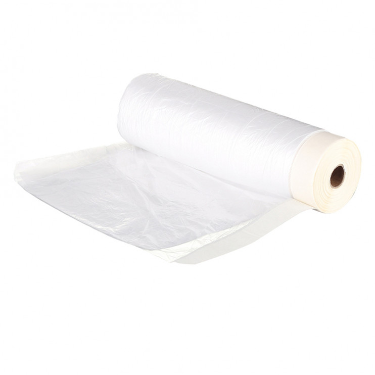 Захисна плівка з малярською стрічкою 2700 мм (16 м) - Новаторбуд - фото 1