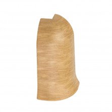 Угол внешний для плинтуса TIS дуб степной с коэкструзией (ПЛГНК-0030)