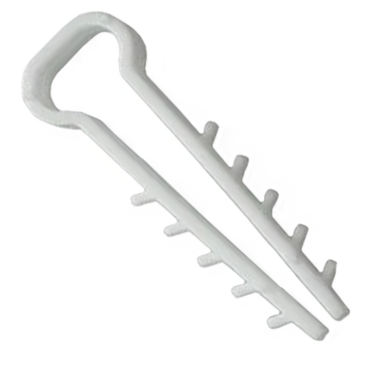 Дюбель-ялинка (затискач) для поского кабелю 12 мм (100 шт.) Київ у Києві - Новаторбуд - фото 1