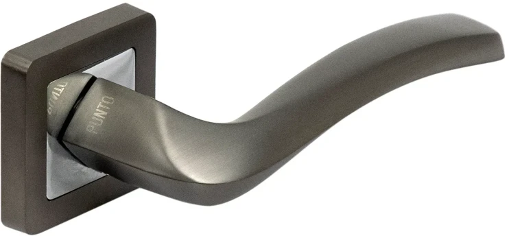 Ручка дверна VESTA QR GR/CP-23 графіт/хром Київ у Києві - Новаторбуд - фото 4