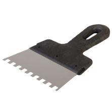 Шпатель нержавіючий зубчастий 150x6x6 мм