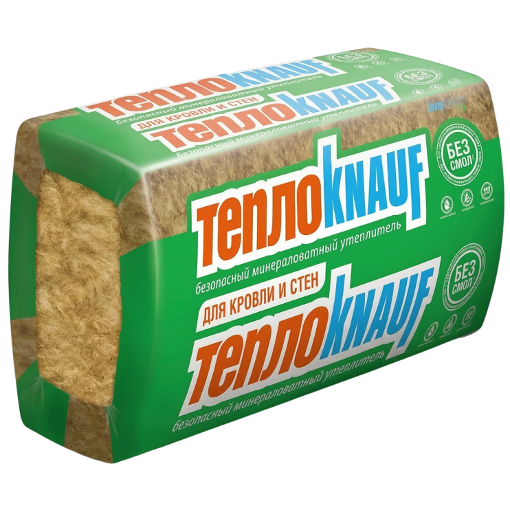 Мінеральна вата ТеплоKNAUF TS037 50x610x1230 (12 м2) - Новаторбуд - фото 1