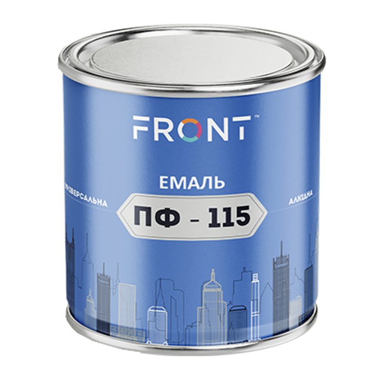 Эмаль ПФ-115 FRONT светло-серая (0,9 кг) Киев в Киеве - Новаторстрой - фото 1