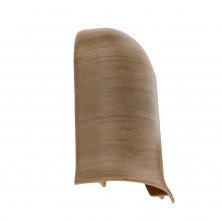 Кут зовнішній для плінтуса TIS горіх з коекструзією (ПЛГНК-0040)