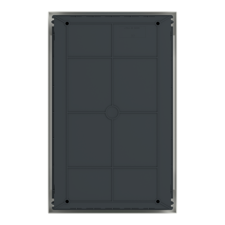 Щит монтажный Schneider Electric Easy9 EU, врезной, 3 ряда по 12 модулей, дымчатая дверь - Новаторстрой - фото 2