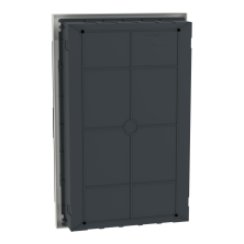 Щит монтажний Schneider Electric Easy9 EU, врізний, 3 ряди по 12 модулів, димчасті двері