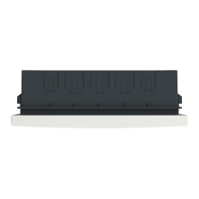 Щит монтажный Schneider Electric Easy9 EU, врезной, 3 ряда по 12 модулей, дымчатая дверь