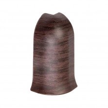 Угол внешний для плинтуса TIS палисандр с коэкструзией (ПЛГНК-0017)