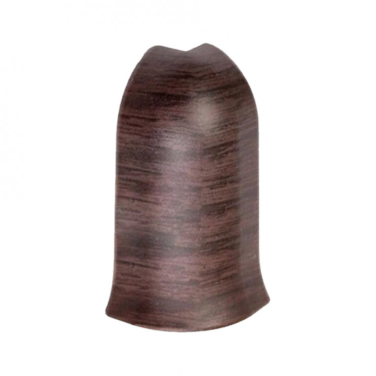 Кут зовнішній для плінтуса TIS палісандр з коекструзією (ПЛГНК-0017) - Новаторбуд - фото 1