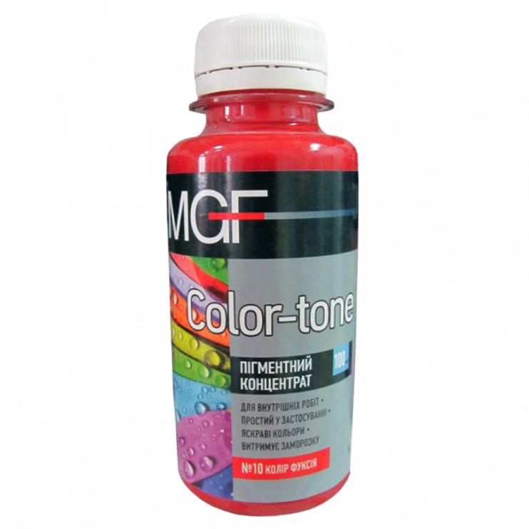 Пигментный концентрат MGF Color-Tone №10 фуксия 100 мл - Новаторстрой - фото 1