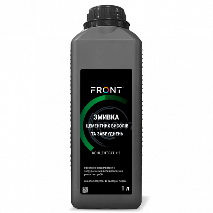 Средство для удаления остатков раствора FRONT (1 л) Киев в Киеве - Новаторстрой - фото 1