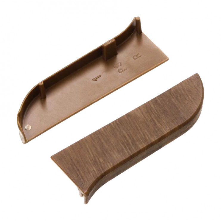 Заглушка левая для плинтуса TIS орех бразильский ПЛГЗК-0025 Киев в Киеве - Новаторстрой - фото 2