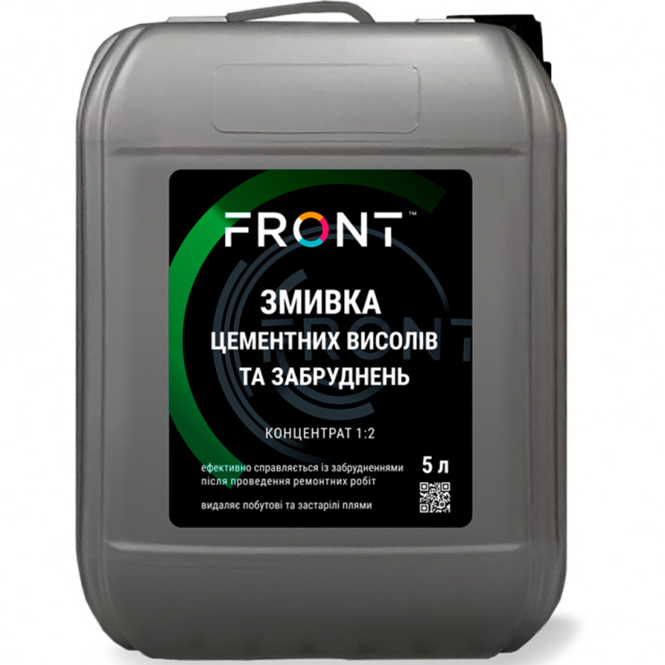 Средство для удаления остатков раствора FRONT (5 л) - Новаторстрой - фото 1