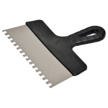 Шпатель нержавеющий зубчатый 200x8x8 мм