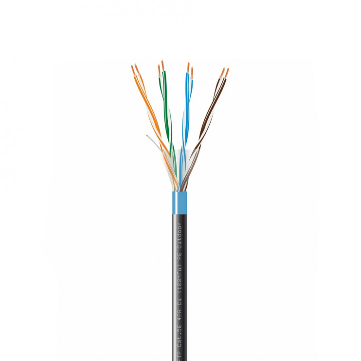 Кабель Dialan вита пара зовнішній мідний UTP Cat.5E PR Cu (350МГц) PE Київ у Києві - Новаторбуд - фото 1