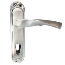 Ручка дверна CORONA STL kYale62 mm SN/СР