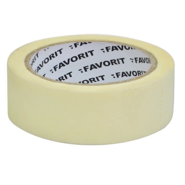 Стрічка малярська Favorit 50 мм x 40 м - Новаторбуд - фото 1