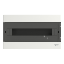 Щит монтажный Schneider Electric Easy9 EU, навесной, 1 ряд 18 модулей, дымчатая дверь