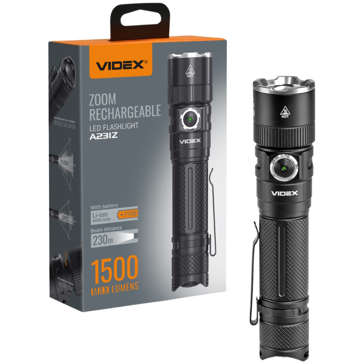 LED-фонарик VIDEX VLF-A231Z - Новаторбуд - фото 2