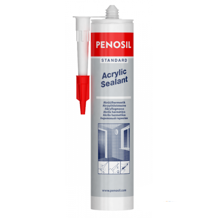 Герметик акриловый Penosil белый (280 мл) - Новаторстрой - фото 1