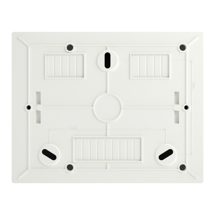 Щит монтажный Schneider Electric Easy9 EU, навесной, 1 ряд 8 модулей, белая дверь - Новаторстрой - фото 2