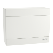 Щит монтажний Schneider Electric Easy9 EU, навісний, 1 ряд 8 модулів, білі двері