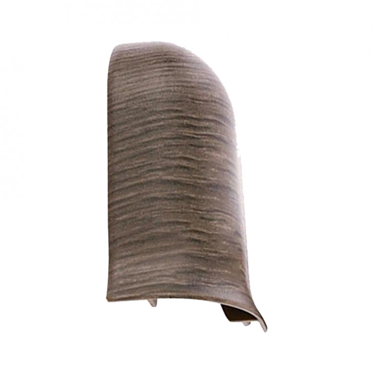 Кут зовнішній для плінтуса TIS венге чорний з коекструзією (ПЛГНК-0063) - Новаторбуд - фото 1