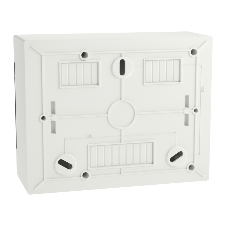 Щит монтажный Schneider Electric Easy9 EU, навесной, 1 ряд 8 модулей, дымчатая дверь - Новаторстрой - фото 3