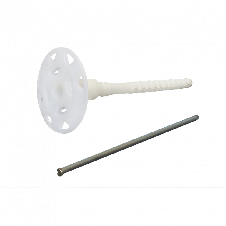 Дюбель для изоляции Tigor с металлическим стержнем 10x120 мм (300 шт) Киев в Киеве - Новаторстрой - фото 1