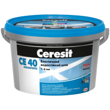 Затирка для плитки Ceresit CE 40 Aquastatic 18 черный (2 кг)